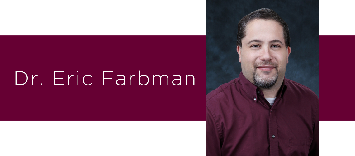 Featured physician for the month of October is Dr. Eric Farbman. Practicing neurologist at Roseman Medical Group, baseball fan, researcher, volunteer, and collector.