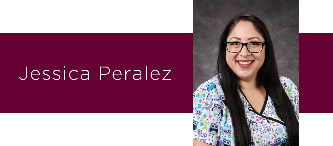 Jessica Peralez is a Lead Medical Assistant at Roseman Medical Group in Las Vegas, Nevada
